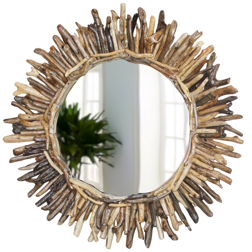 DRIFTWOOD MIRROR SUN BURST