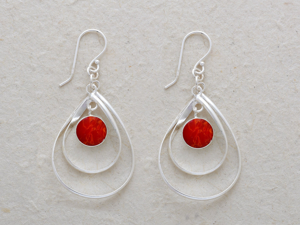 Double Open Oval Earrings