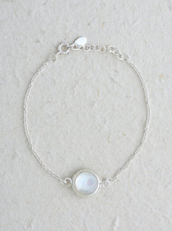 Double Sided Single Shell Bracelet (9mm)