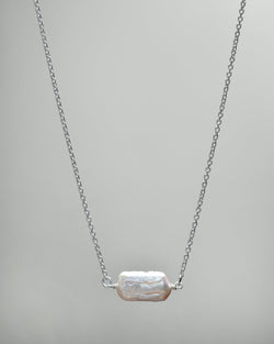 Fresh Water Pearl Necklace Sterling Silver