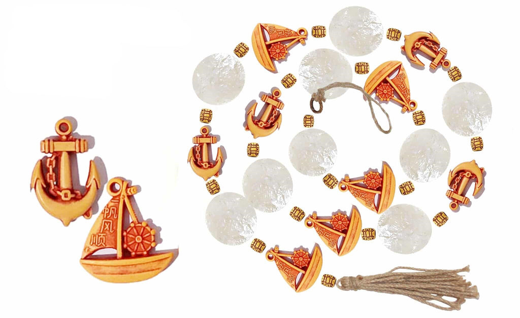 Sailboat/Anchor Capiz Garland