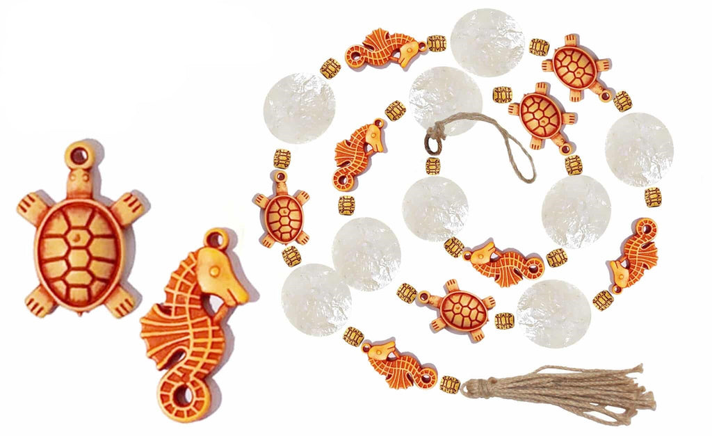 Seahorse/Turt Capiz Garland