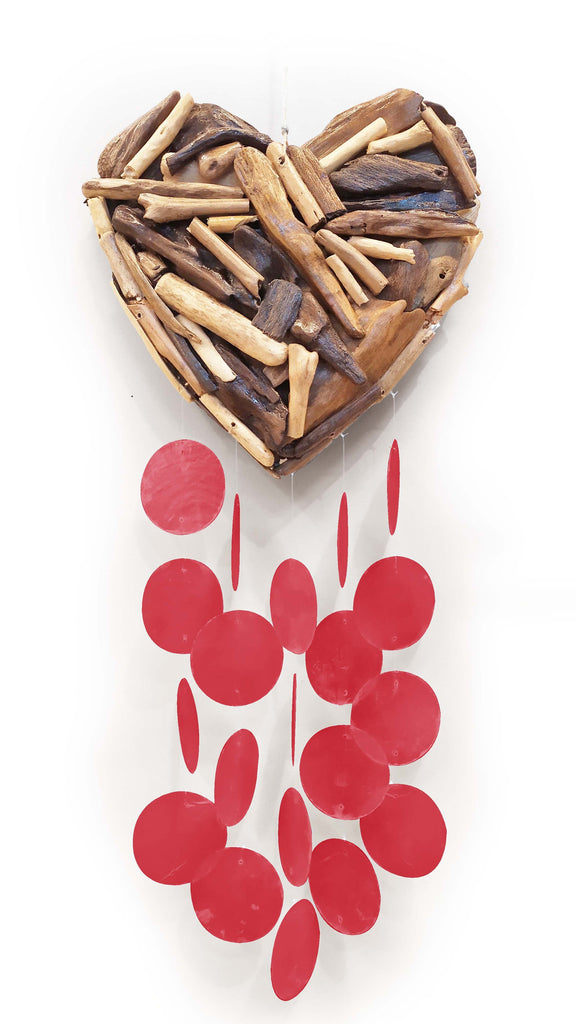 Driftwood CapizColor-Heart