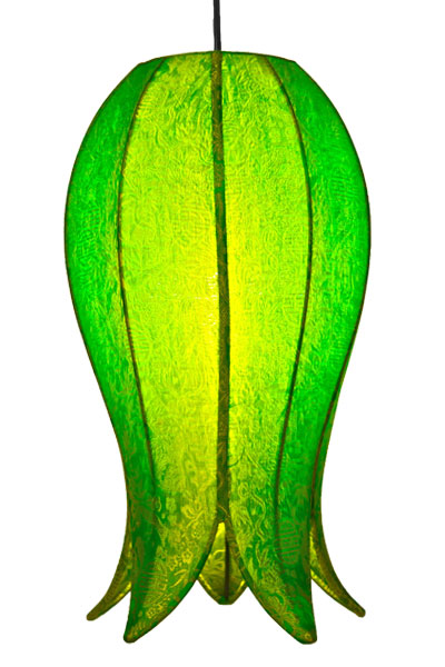 Hanging Flowering Lotus Lamp Medium
