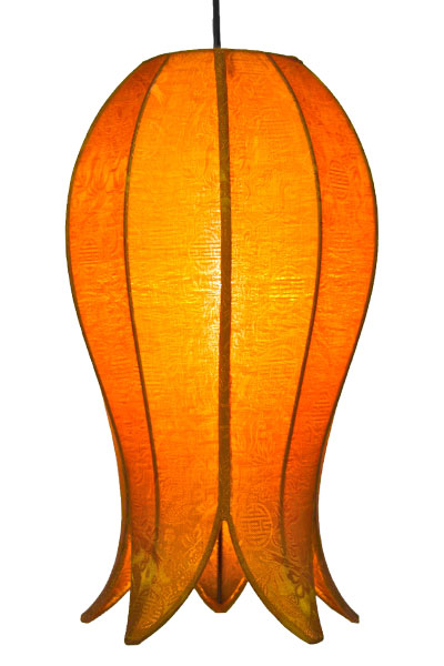 Hanging Flowering Lotus Lamp Medium