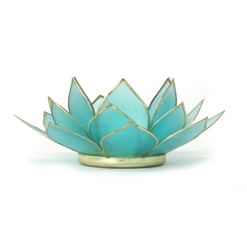 Capiz With Spiral Chakra Stand Set - Gemstone