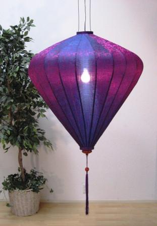 Silk and Bamboo Lantern Diamond 6'