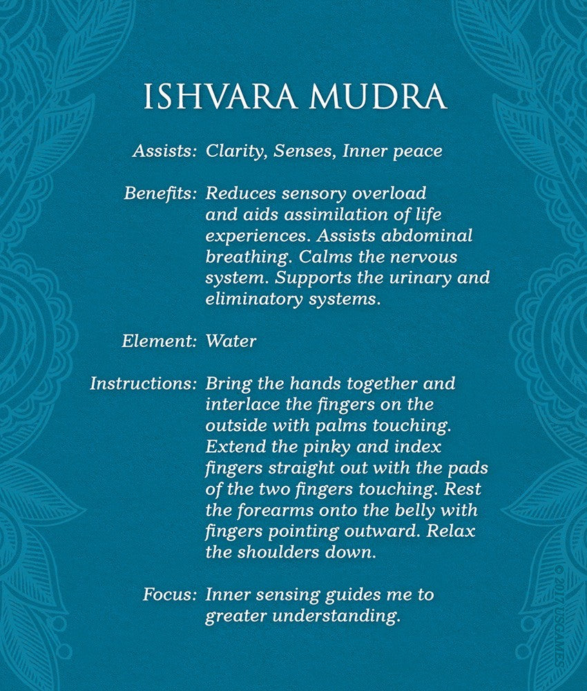 Mudras Deck for Awakening the Five Elements