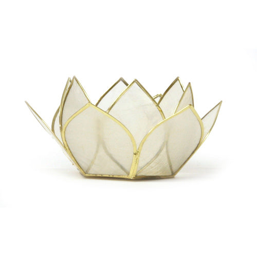 Mini Gemstone Lotus Tea Light Holder