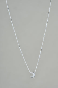 Moon Necklace Sterling Silver (small)