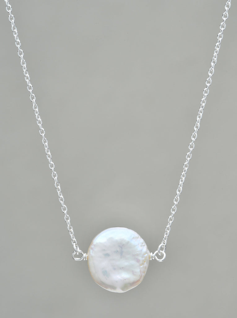 Fresh Water Pearl Necklace Sterling Silver