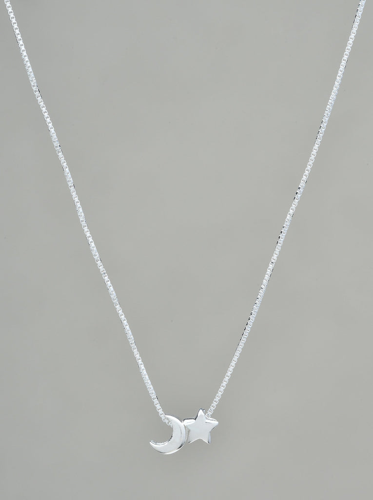 Star and Moon Necklace