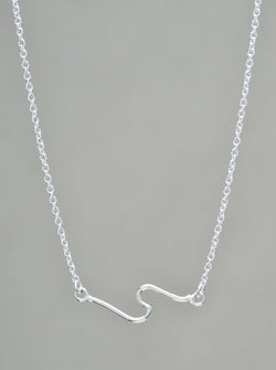 Wave Necklace Sterling Silver