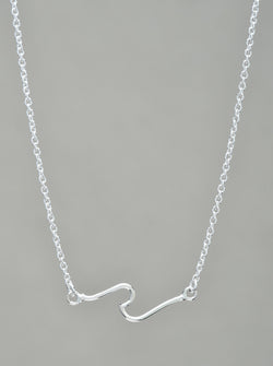 Wave Necklace Sterling Silver