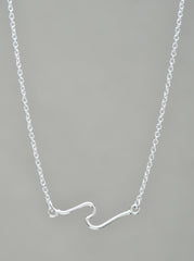 Wave Necklace Sterling Silver