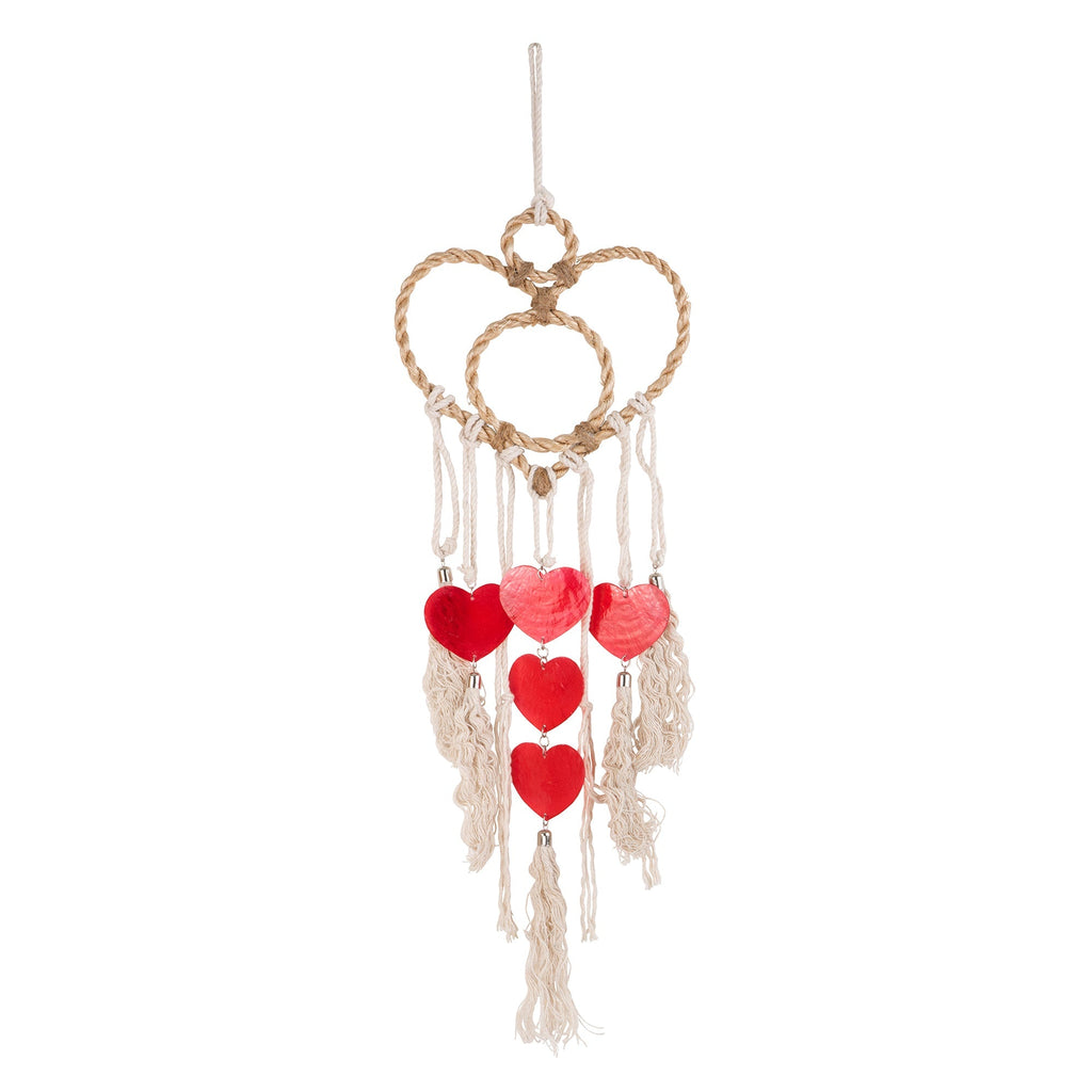 Capiz Rope macrame - Heart