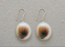 Shiva's Eye Earrings Double Sided (medium)