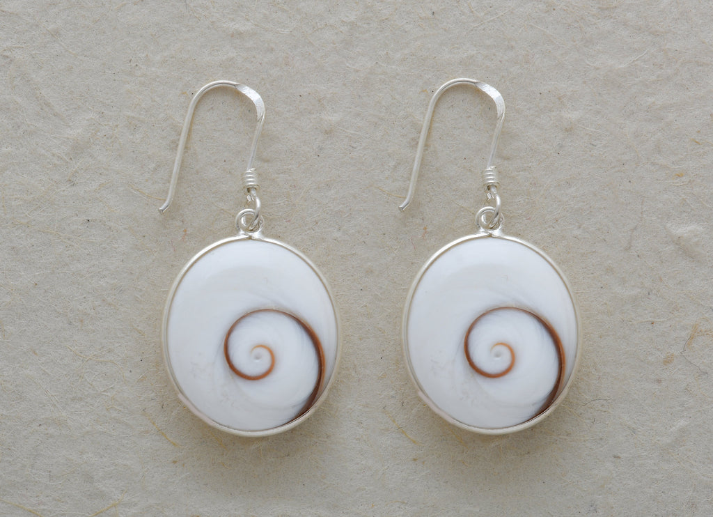 Shiva's Eye Earrings Double Sided (medium)