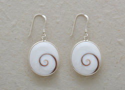 Shiva's Eye Earrings Double Sided (medium)