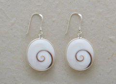 Shiva's Eye Earrings Double Sided (medium)