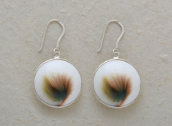 Shiva's Eye Earrings Double Sided (large)