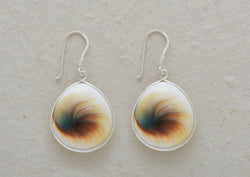 Shiva's Eye Earrings Double Sided (large)