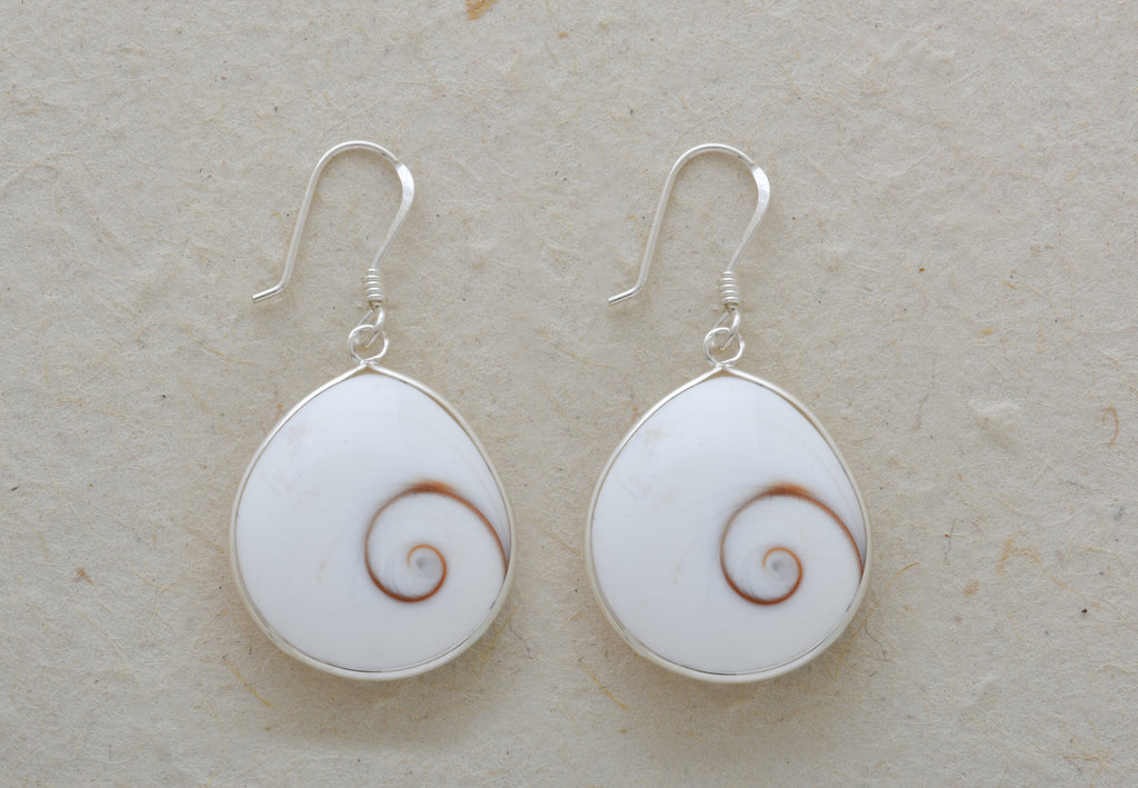 Shiva's Eye Earrings Double Sided (large)