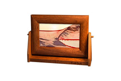 Alder Wood (Traditional) Moving Sand Art Pictures: Arctic Clear / Small