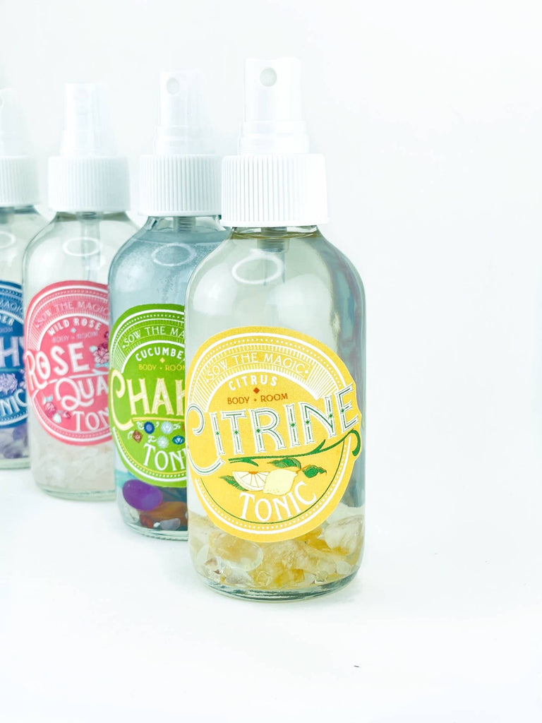 Gem Infused Rose Quartz Body + Room Tonic