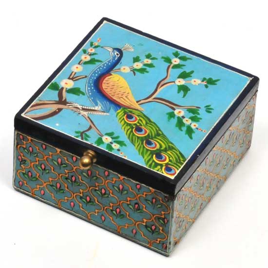Peacock Box: Wood / 5
