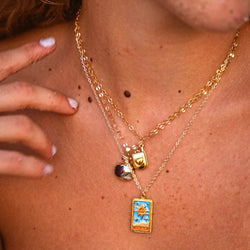 Call Me Maybe Flip Phone Necklace
