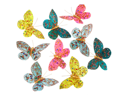 Butterfly Garland Jeweled & Glitter - THH01