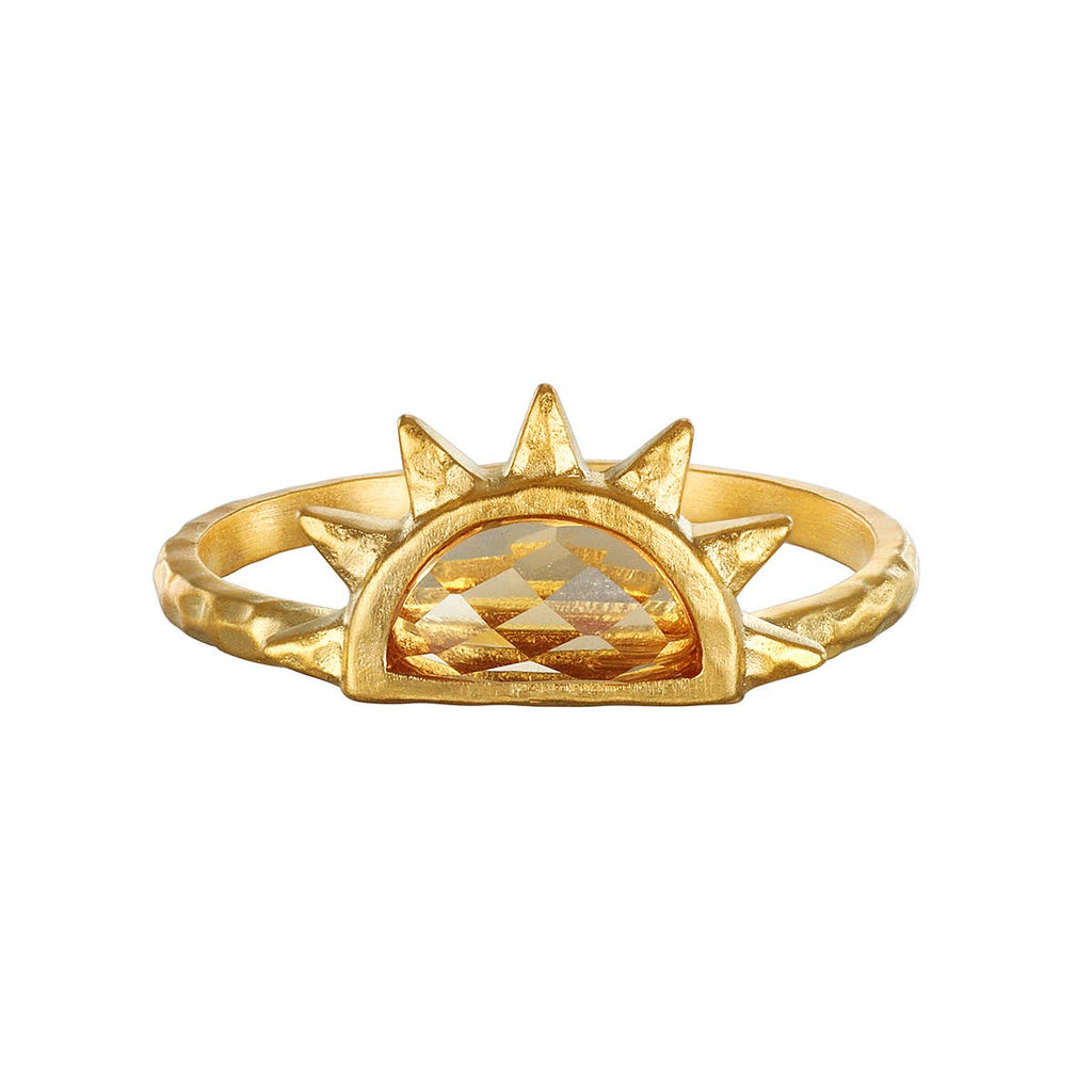 Citrine Sunrise Ring: 7