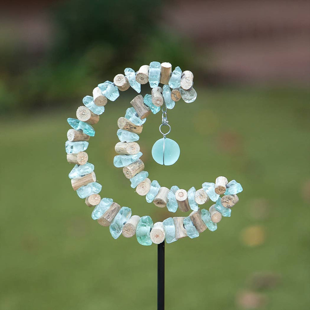 Crescent Moon Garden Stake - 4FT