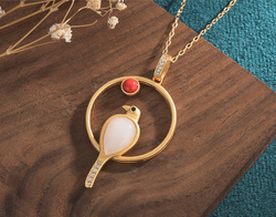 Jade Bird Necklace