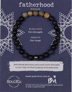 Rhyolite Men's Bracelet For Fatherhood