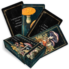 Mushrooms: Daily Doses of Wisdom (36 Gilt-Edged Mini Cards)