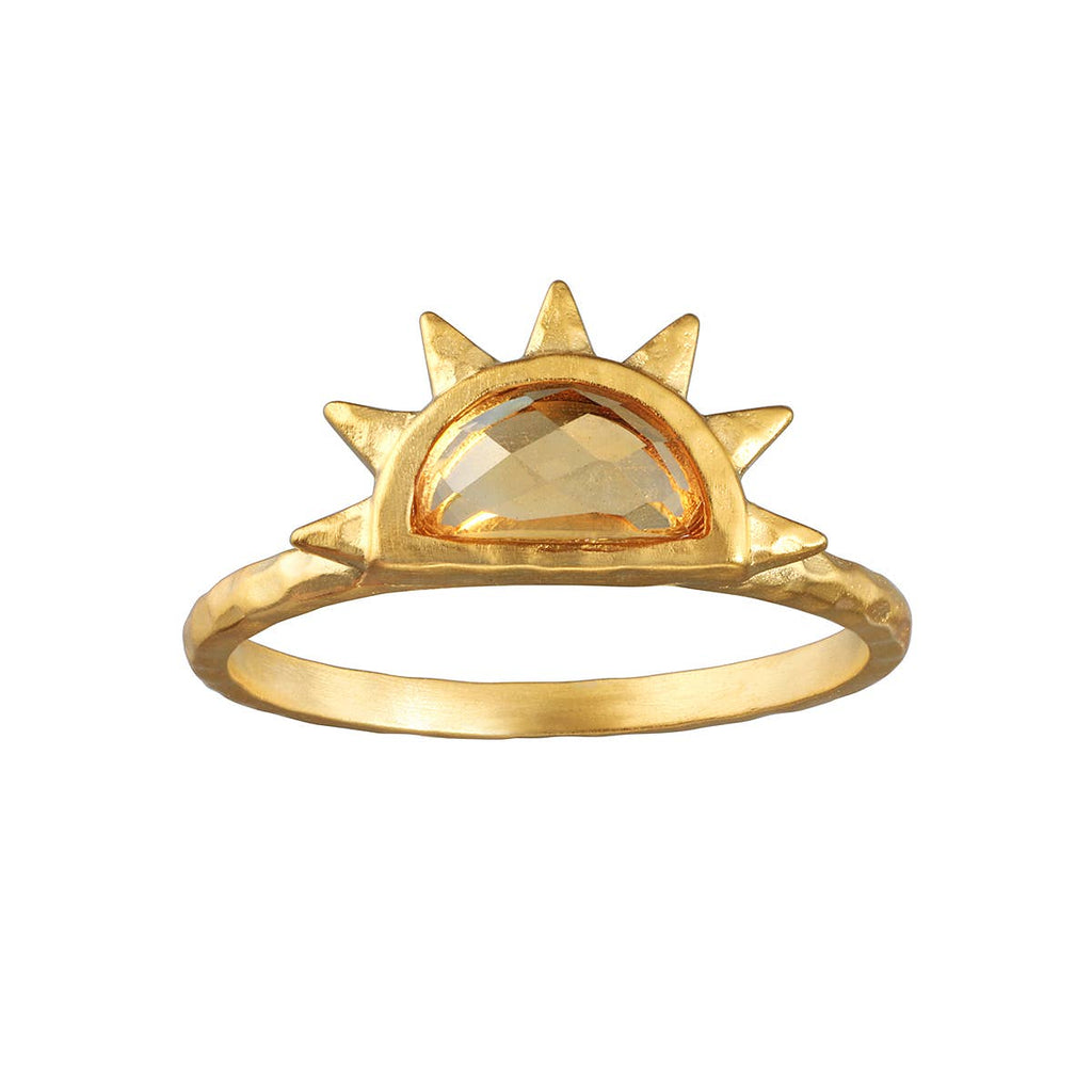 Citrine Sunrise Ring: 8