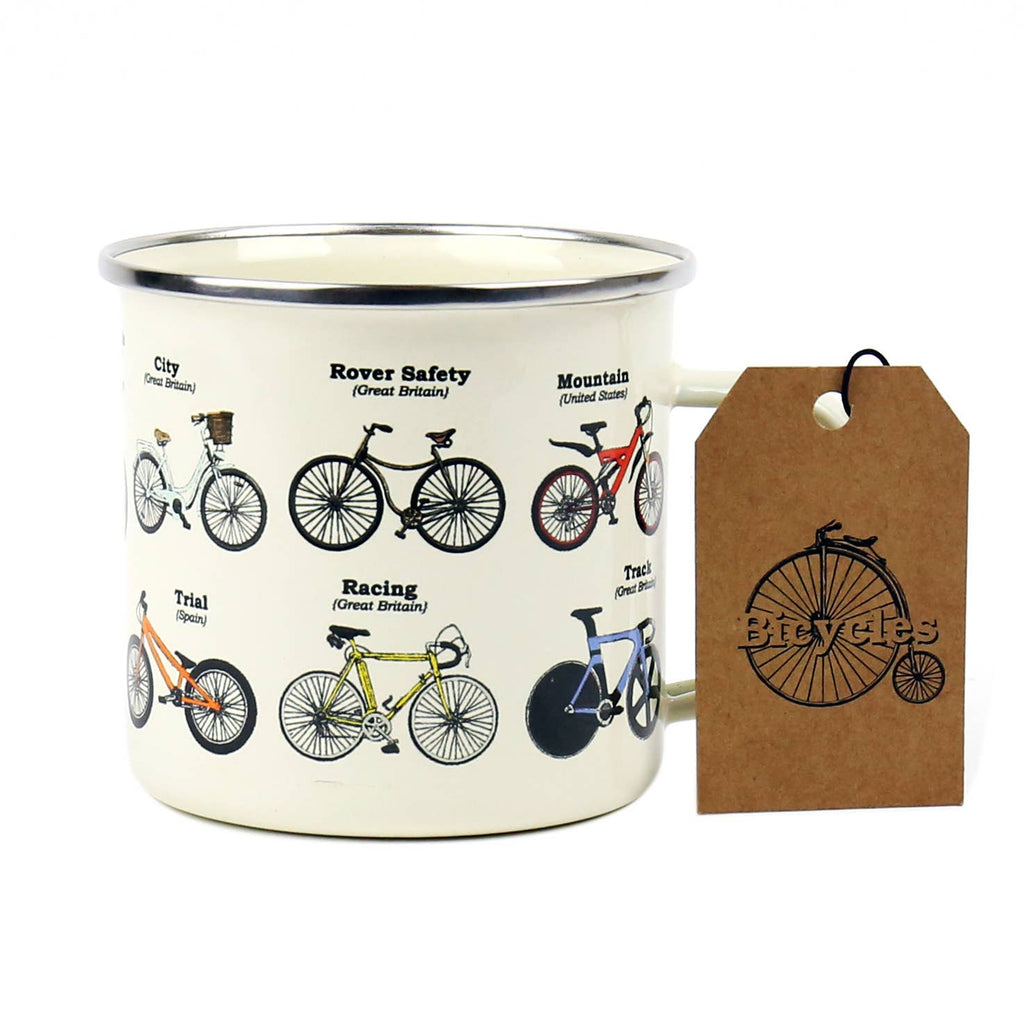 Bikes - Enamel Mug