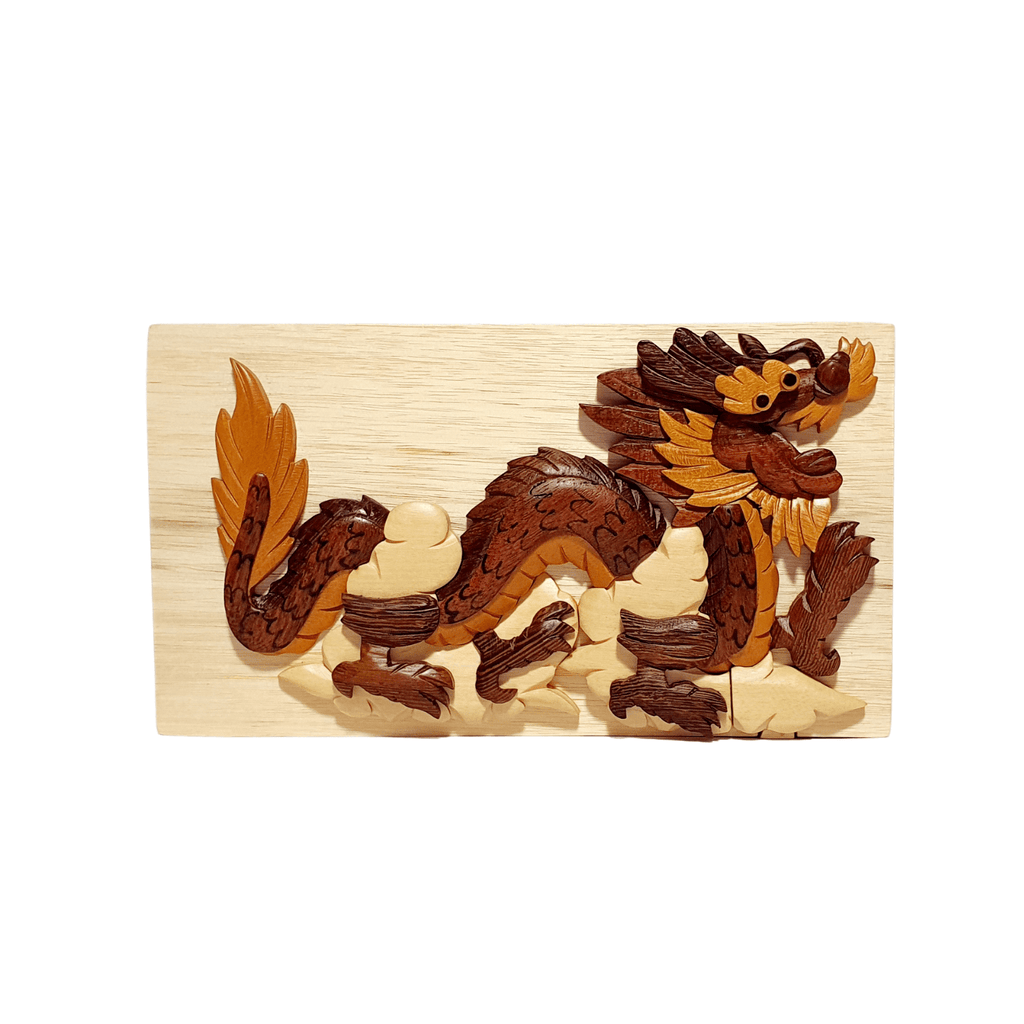 Dragon - Hand Carved Keepsake Gift Box