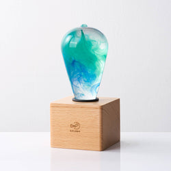EP LIGHT Handmade Ocean Led Light Bulb Spring Style: Wooden Base Only