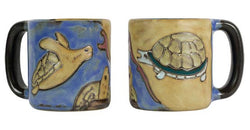 Mara Stoneware Turtles Mug