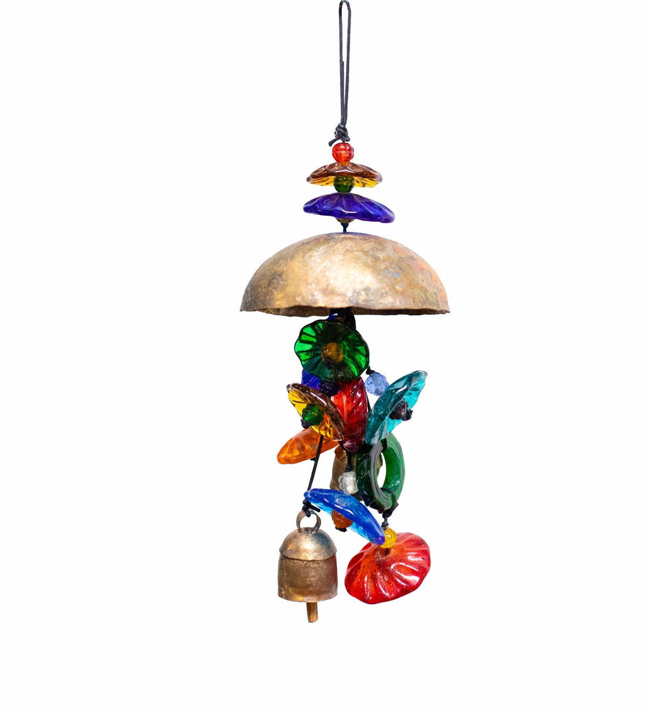 The Glass Flower Cup/Beads & Bells