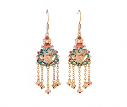 Carp Jumping Dragon Gate Earrings