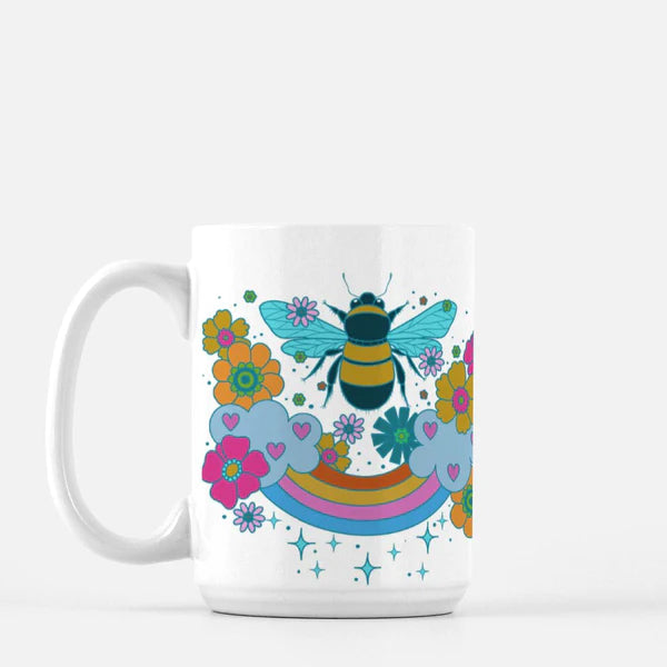 Bee Magic Mug, 15oz