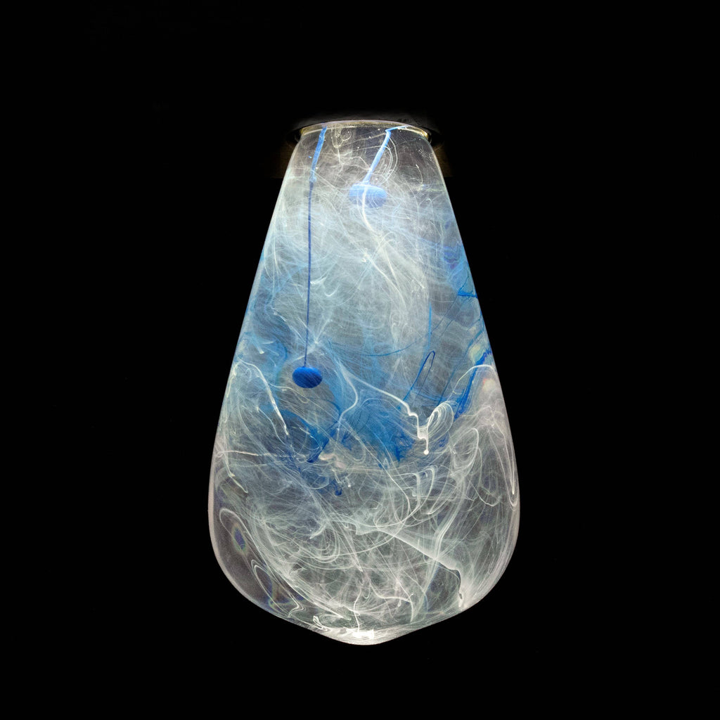 Blue Drop Lamp - Bulb and Base