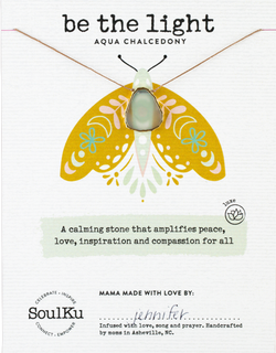 Aqua Chalcedony Alchemy Necklace for Be the Light