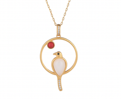 Jade Bird Necklace