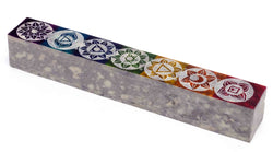 7 Chakra Stone Incense Burner: Soapstone / 10.5