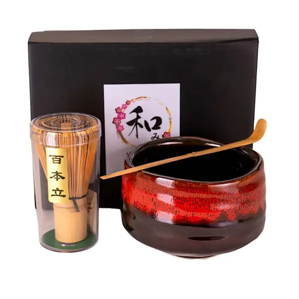 Matcha Bowl 21oz Set with Whisk and Tea Spoon